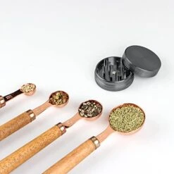 Manual Spice Grinder - 2 Inch Aluminum Portable Size With Magnetic Lid - Black -KitchenAid Shop 41zmCJH4hWL