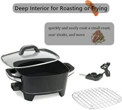 NStick Extra Deep Electric Skillet - For Roast Fry (12 Inch) -KitchenAid Shop 41zmPs67oFL