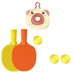 Hanging Table Tennis Trainer Parent Child Interactive Toys Table Tennis Sparrings Trainer Children's Toys Educational Keyboard Multiplication