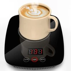 Coffee Mug Warmer - Coffee Cup Warmer With 3 Temperature Setting , Adjustable Temperature Beverage Warmer With Auto Shut Off ,Coffee Gifts (Without Mug)