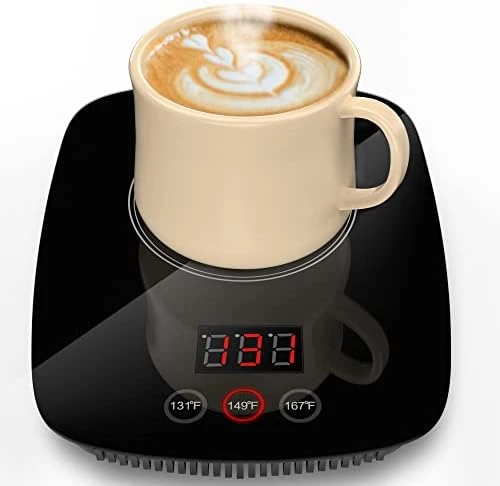 Coffee Mug Warmer - Coffee Cup Warmer With 3 Temperature Setting , Adjustable Temperature Beverage Warmer With Auto Shut Off ,Coffee Gifts (Without Mug) 6 Coffee Mug Warmer - Coffee Cup Warmer With 3 Temperature Setting , Adjustable Temperature Beverage Warmer With Auto Shut Off ,Coffee Gifts (Without Mug) - Image 4