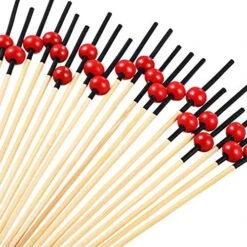 200 Pack Cocktail Picks For Appetizers 4.7 Inch Fruit Sticks Pearl Fancy Bamboo Toothpicks For Party Birthday Wedding Supplies -KitchenAid Shop 51 8YJ7hNeL. AC