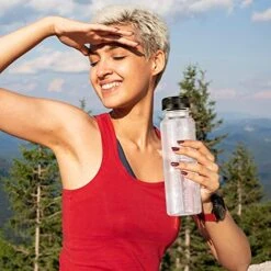 12 Pcs. 8 Oz. Empty Plastic Juice Bottles With Caps Plastic Juice Bottle, Clear Bulk Beverage Container For Milk, Juice, Homemade Beverages With Black Tamper Proof Juice Cap Reusable Water Bottles. -KitchenAid Shop 5101zTMIOPL