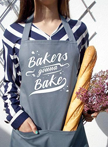 Saukore Funny Baking Aprons For Women Men, Cute Baking Gifts For Bakers, Kitchen Cooking Apron With 2 Pockets - Birthday Housewarming Mothers Day Apron Gift For Mom Wife Husband Daughter Son Sister 5 Saukore Funny Baking Aprons For Women Men, Cute Baking Gifts For Bakers, Kitchen Cooking Apron With 2 Pockets - Birthday Housewarming Mothers Day Apron Gift For Mom Wife Husband Daughter Son Sister - Image 3