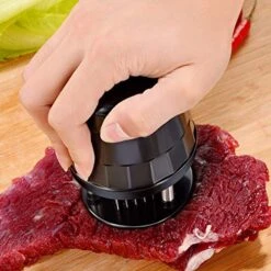 Professional Needle Meat Tenderizers 56 Stainless Steel Blades, Cooking Tool For Steak Chicken Fish Pork, Durable Baking Kitchen Access, 4.6 X 3.4 X 3.4 Inches, Black 14 Professional Needle Meat Tenderizers 56 Stainless Steel Blades, Cooking Tool For Steak Chicken Fish Pork, Durable Baking Kitchen Access, 4.6 X 3.4 X 3.4 Inches, Black -KitchenAid Shop 510VJUnd6lL