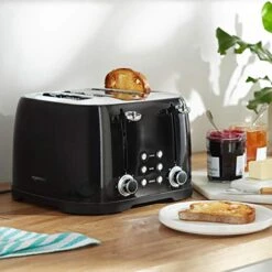 Amazon Basics 4-Slot Toaster - Black -KitchenAid Shop 510Vk294w0L