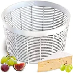 Cheese Mold – Basic Cheese Form For Cheese Making – Paneer Maker – Cheesemaking Supplies – Cheese Container For Feta Making – Cheese Basket Molds For Camembert Ricotta Brie 16 Cheese Mold – Basic Cheese Form For Cheese Making – Paneer Maker – Cheesemaking Supplies – Cheese Container For Feta Making – Cheese Basket Molds For Camembert Ricotta Brie -KitchenAid Shop 510cPxwZwSL. AC