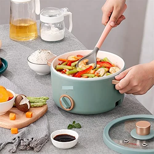 AYMAYA Soup Pot, Household Multi Electric Cooker Non Stick Electric Skillet Mini Hot Pot For Home Dormitory Kitchen Appliances 4 AYMAYA Soup Pot, Household Multi Electric Cooker Non Stick Electric Skillet Mini Hot Pot For Home Dormitory Kitchen Appliances - Image 2