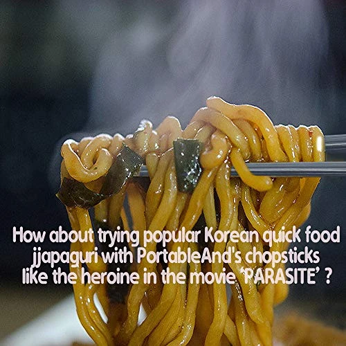 5-pairs Fiberglass Reusable Chopsticks Set Dishwasher Safe 9 1/2 Inches For Sushi, Noodles And Asian Food With Multi-purpose Cotton Drawstring Carry Case 6 5-pairs Fiberglass Reusable Chopsticks Set Dishwasher Safe 9 1/2 Inches For Sushi, Noodles And Asian Food With Multi-purpose Cotton Drawstring Carry Case - Image 4