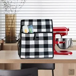 BAGSPRITE Stand Mixer Cover For KitchenAid Mixer, Kitchenaid Mixer Cover For 4.5-8 Quart Tilt Head & Bowl Lift Models, Kitchen Aid Mixer Covers - Extra Pockets For Mixer Appliance Accessories -KitchenAid Shop 5111Y7EJ82L