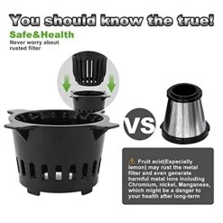 Celery Juicer Machine Slow Masticating Juicers Cold Press Juicer Real Easy Clean Extractor For Vegetable Fruit 1.8 Inch Chute Quite Low Db -KitchenAid Shop 511HQiuim6S