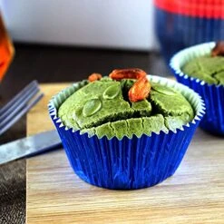 Foil Cupcake Liners Baking Cups Paper Standard Navy Blue, 200 Pack -KitchenAid Shop 511K5eUWPYS