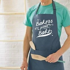 Saukore Funny Baking Aprons For Women Men, Cute Baking Gifts For Bakers, Kitchen Cooking Apron With 2 Pockets - Birthday Housewarming Mothers Day Apron Gift For Mom Wife Husband Daughter Son Sister 13 Saukore Funny Baking Aprons For Women Men, Cute Baking Gifts For Bakers, Kitchen Cooking Apron With 2 Pockets - Birthday Housewarming Mothers Day Apron Gift For Mom Wife Husband Daughter Son Sister -KitchenAid Shop 511QqB3GH6L