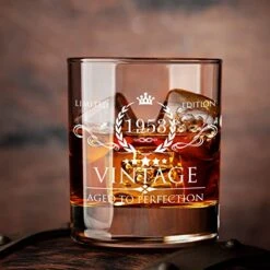 70th Birthday Gifts For Men Whiskey Glass- 70th Birthday Decorations For Men, Party Supplies - 70th Bday Gifts Ideas For Him, Dad, Husband, Friends - 11oz -KitchenAid Shop 5121IfjQLTL