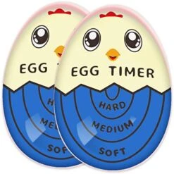 Egg Timer For Boiling Eggs Soft Hard Boiled Egg Timer That Changes Color When Done,Red -KitchenAid Shop 5127BlEmsRL. AC