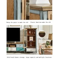 Moisture Industrial Wine Coolers, Storage Sideboards With Glass Doors And Drawers, Farmhouse Wine Coolers For Versatile Family Dining (Color : B) 11 Moisture Industrial Wine Coolers, Storage Sideboards With Glass Doors And Drawers, Farmhouse Wine Coolers For Versatile Family Dining (Color : B) -KitchenAid Shop 512CxawK97L