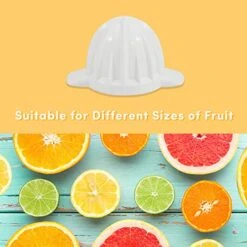 TS-411 BPA-Free Electric Citrus Juicer Extractor: Compact Large Volume Pulp Control Oranges, Lemons, Limes, Grapefruits With Easy Pour Spout, 16 Oz, White -KitchenAid Shop 512Dmg0mKLL