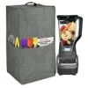 GENERIC Blender Dust Cover With Accessory Pocket Compatible With Ninja Foodi, Waterproof,Easy Clean,Grey