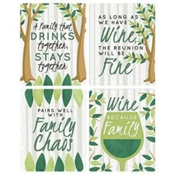 Family Tree Reunion - Family Gathering Party Decorations For Women And Men - Wine Bottle Label Stickers - Set Of 4 10 Family Tree Reunion - Family Gathering Party Decorations For Women And Men - Wine Bottle Label Stickers - Set Of 4 -KitchenAid Shop 512K1cMC9bL