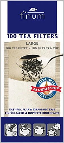 100 Tea Filters, Large, Brown (2)