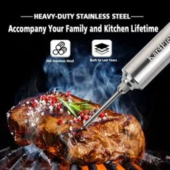 Kar4Field Meat Injector Syringe, 304-Stainless Steel Meat Injectors For Smoking With 3 Meat Needles, Heavy-Duty 2 Oz Flavor Injector Marinades For Meats Turkey, Storage Case Included For Outdoor BBQ 12 Kar4Field Meat Injector Syringe, 304-Stainless Steel Meat Injectors For Smoking With 3 Meat Needles, Heavy-Duty 2 Oz Flavor Injector Marinades For Meats Turkey, Storage Case Included For Outdoor BBQ -KitchenAid Shop 512Q5mTxP2L