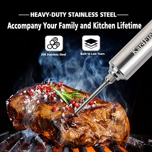 Kar4Field Meat Injector Syringe, 304-Stainless Steel Meat Injectors For Smoking With 3 Meat Needles, Heavy-Duty 2 Oz Flavor Injector Marinades For Meats Turkey, Storage Case Included For Outdoor BBQ 7 Kar4Field Meat Injector Syringe, 304-Stainless Steel Meat Injectors For Smoking With 3 Meat Needles, Heavy-Duty 2 Oz Flavor Injector Marinades For Meats Turkey, Storage Case Included For Outdoor BBQ - Image 5