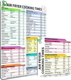 Air Fryer Accessories Cook Times,Air Fryer Magnetic Cheat Sheet Set,Air Fryer Chart Magnet Sheet- Quick Reference Guide For Cooking And Frying (Air Fryer Accessories) -KitchenAid Shop 512caDhNIGL. AC