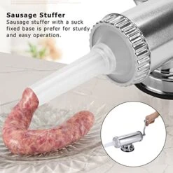 2 LBS Sausage Stuffer With Suction Base Homemade Sausage Filler Sausage Syringe Aluminum Manual Sausage Maker 11 2 LBS Sausage Stuffer With Suction Base Homemade Sausage Filler Sausage Syringe Aluminum Manual Sausage Maker -KitchenAid Shop 512tvjzVeRL
