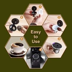 Disposable Coffee Filter 300 Count Paper Coffee Filters With One K Cup Compatible With Keurig Single Serve Brewer Fits All Brands Reusable K Cups Coffee Pods. (300) -KitchenAid Shop 512zNOD1PeL