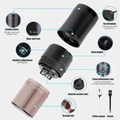 Electric Burr Coffee Grinder With Cone Ceramic Mills,Adjustable Setting Slow-Grind Result Better Taste Coffee(upgraded Inner) 13 Electric Burr Coffee Grinder With Cone Ceramic Mills,Adjustable Setting Slow-Grind Result Better Taste Coffee(upgraded Inner) -KitchenAid Shop 5131KYeid4L