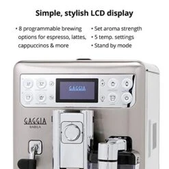 Gaggia Babila RI9700/64 Espresso Machine, Stainless Steel -KitchenAid Shop 513FbqFqBxL