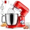 Stand Mixer, KICHOT 10+P Speed 4.8 Qt. Household Stand Mixers, Tilt-Head Cake Mixer Machine With Dough Hook, Beater, Wire Whisk & Splash Guard Attachments For Baking, Cake, Cookie, Kneading, SM-1533 -KitchenAid Shop 513TzftTdNL