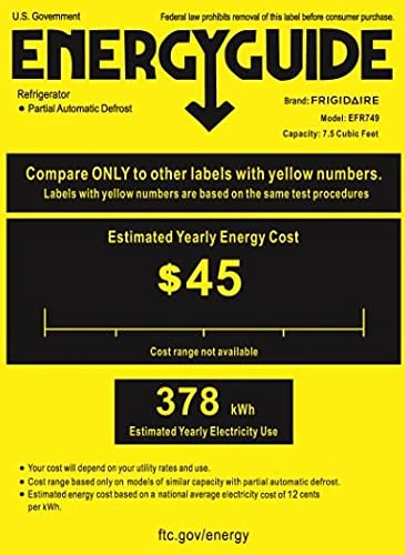 FRIGIDAIRE EFR753-PLATINUM EFR753, 2 Door Apartment Size Refrigerator With Freezer, Retro Chrome Handle, 7.5, Silver & BLACK+DECKER EM720CB7 Digital Microwave Oven 700W, Stainless Steel, 0.7 Cu.ft 5 FRIGIDAIRE EFR753-PLATINUM EFR753, 2 Door Apartment Size Refrigerator With Freezer, Retro Chrome Handle, 7.5, Silver & BLACK+DECKER EM720CB7 Digital Microwave Oven 700W, Stainless Steel, 0.7 Cu.ft - Image 3
