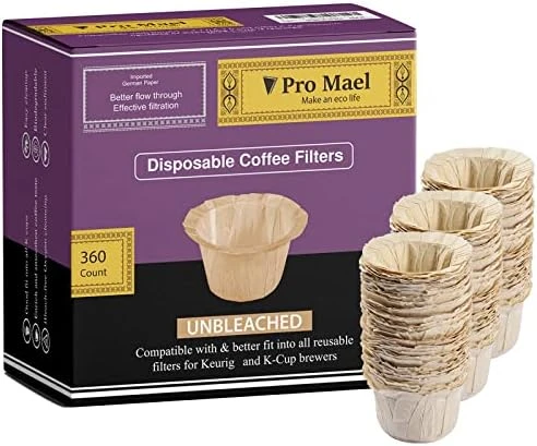 Disposable Coffee Filters 360 Count Coffee Filter Paper For Keurig Brewers Single Serve 1.0 And 2.0 Use With All Brands K Cup Filter (Pack Of 1) 8 Disposable Coffee Filters 360 Count Coffee Filter Paper For Keurig Brewers Single Serve 1.0 And 2.0 Use With All Brands K Cup Filter (Pack Of 1) - Image 6