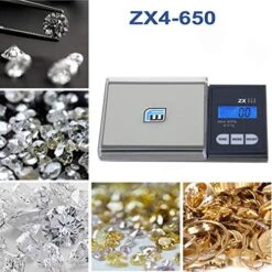 Merican Weigh Scale Fast Weigh Zx-650 Digital Pocket Scale, Black, 650 X 0.1 G -KitchenAid Shop 513YUj8z2DL