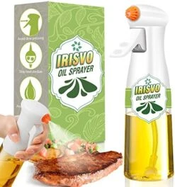 Oil Sprayer For Cooking, 200 Ml Olive Oli Sprayer, Oil Mister, Food Grade Olive Oli Sprayer Bottle, Oil Spritzer For Cooking, Kitchen, Air Fryer, Salad, Baking, Grilling, Frying, Roasting (White) -KitchenAid Shop 513d84TufqL. AC