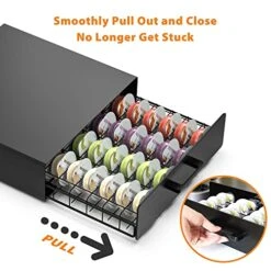 Storage Drawer For Bartesian Pods, ZECENN Cocktail Pod Holder For Bartesian Capsules Compatible With Bev By BLACK+DECKER Cocktail Machine, Hold 36 Pods, Countertop Organizer Bar Accessories- Black 10 Storage Drawer For Bartesian Pods, ZECENN Cocktail Pod Holder For Bartesian Capsules Compatible With Bev By BLACK+DECKER Cocktail Machine, Hold 36 Pods, Countertop Organizer Bar Accessories- Black -KitchenAid Shop 513j2fFUJ7L