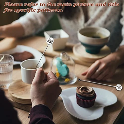 Funny Coffee Stir Sticks Engraved With Give Me Space Stainless Steel Reusable Beverage Drink Stirrer, Novelty Humor Gift For Tea Coffee Lover Men Women Dad Mom Xmas Birthday 5 Funny Coffee Stir Sticks Engraved With Give Me Space Stainless Steel Reusable Beverage Drink Stirrer, Novelty Humor Gift For Tea Coffee Lover Men Women Dad Mom Xmas Birthday - Image 3