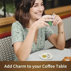 ® 4 Inch Coffee Spoon Rest - Cute Ceramic Coffee Spoon Holder For Counter And Coffee Bar Accessories - Coffee Lovers Gift -KitchenAid Shop 5141zrOFO1L