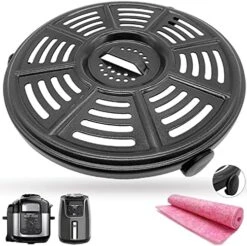 Air Fryer Crisper Plate For Instants Vortex Plus Gourmia GAF680/685 6QT Air Fryers, Premium Nonstick Air Fryer Grill Pan Tray Grate Grid Insert For Instants 5.7QT/6QT Air Fryer, Dishwasher Safe -KitchenAid Shop 5143jrun3L. AC