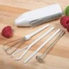 Deluxe Cordless Mini Kitchen Drink Mixer Frother Cappuccino Latte New