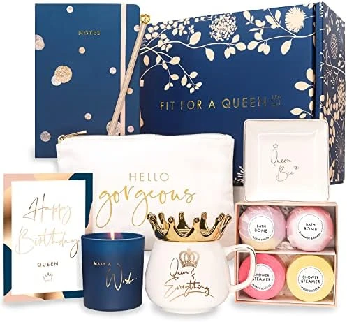 Royal Birthday Gift Basket For Women - Unique Birthday Gifts For Women Sister, Friend, Wife, Mom Or Girlfriend. Best Happy Birthday Gifts For Women Who Have Everything 8 Royal Birthday Gift Basket For Women - Unique Birthday Gifts For Women Sister, Friend, Wife, Mom Or Girlfriend. Best Happy Birthday Gifts For Women Who Have Everything - Image 6