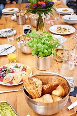 Rösle Stainless Steel Round Handle Kitchen Strainer, Fine Mesh, 7.9 Inch