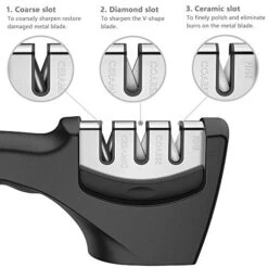 GENERIC Kitchen Knife Sharpener,2023 Best Upgraded 3-Stage Blade Sharpener Stone(Ceramic,Coarse,Fine).Made For Chef/Fillet Knives.Easy Manual Sharpening With Cut-Resistant Glove For More Safety 11 GENERIC Kitchen Knife Sharpener,2023 Best Upgraded 3-Stage Blade Sharpener Stone(Ceramic,Coarse,Fine).Made For Chef/Fillet Knives.Easy Manual Sharpening With Cut-Resistant Glove For More Safety -KitchenAid Shop 514N9MVZETL