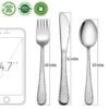 9-Piece Toddler Kids Silverware Flatware Set, HaWare Stainless Steel Hammered(Adult Look) Preschooler Eating Utensils, Adult Diet Tableware, Includes 3 Spoons 3 Forks 3 Butter Knives, Dishwasher Safe -KitchenAid Shop 514U9ToLqiL
