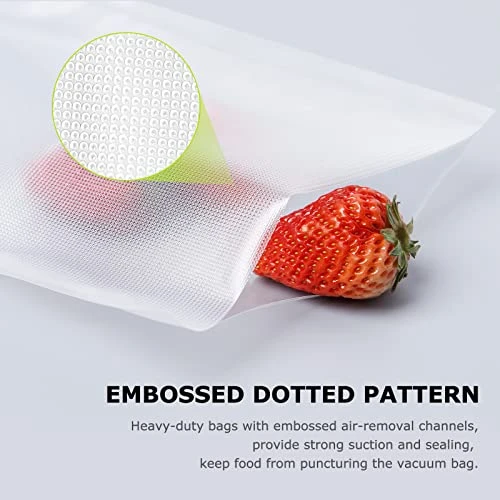 Bonsenkitchen Vacuum Food Sealer Bags 100 Quart 6" X 10', BPA Free, Commercial Grade Textured Food Vacuum Sealer Bag, Thick Embossed Bags For Food Storage And Sous Vide Cooking 4 Bonsenkitchen Vacuum Food Sealer Bags 100 Quart 6" X 10', BPA Free, Commercial Grade Textured Food Vacuum Sealer Bag, Thick Embossed Bags For Food Storage And Sous Vide Cooking - Image 2