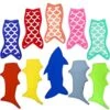 Popsicle Holder Bags Mermaid And Shark Ice Pop Sleeves Freezer Reusable Popsicle Covers 10 Pc