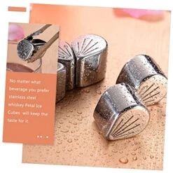 20 Pcs Metal Ice Cubes Stainless Steel Ice Cubes Bar Beer Cooling Stones Cooling Ice Cube Freezable Chilling Stones Convenient Wine Stones Ice Cubes For Whiskey Wine Ice Cubes Iced -KitchenAid Shop 514VKneKB3L