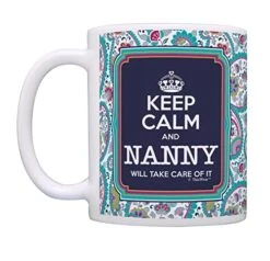 Nanny Mother's Day Gift Keep Calm Nanny Will Take Care Of It Gift Coffee Mug Tea Cup Paisley 17 Nanny Mother's Day Gift Keep Calm Nanny Will Take Care Of It Gift Coffee Mug Tea Cup Paisley -KitchenAid Shop 514bYZgOXCL