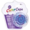 Wilton ColorCups Blue Celebrate Standard Baking Cups, 36 Count 1 Wilton ColorCups Blue Celebrate Standard Baking Cups, 36 Count -KitchenAid Shop 514pYJsxjQL